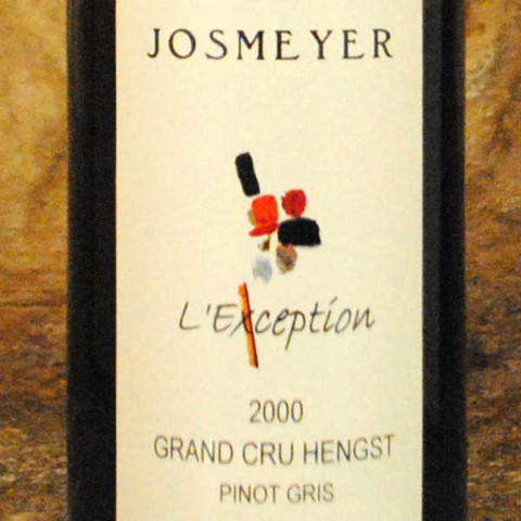 Alsace Grand Cru Hengst - L'Exception 2000 - Domaine Josemyer étiquette