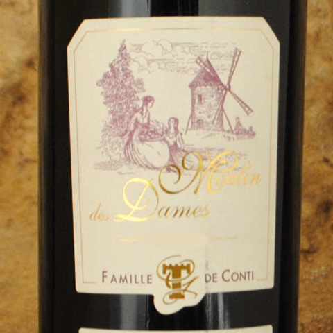 Bergerac - Moulin des Dames 2008 - Famille de Conti étiquette