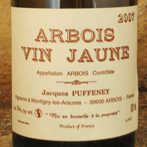 arbois puffeney vin jaune vin de paille étiquette