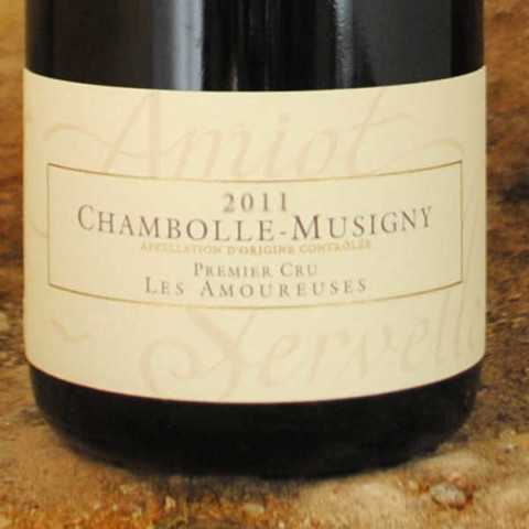 Chambolle-Musigny Premier Cru - Les Amoureuses 2011 - Amiot-Servelle étiquette