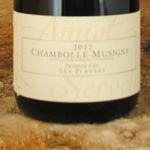Chambolle-Musigny Premier Cru - Les Plantes 2012 étiquette - Amiot-Servelle
