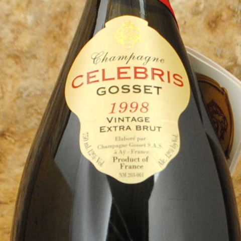 Champagne Gosset - Celebris Extra Brut 1998 étiquette