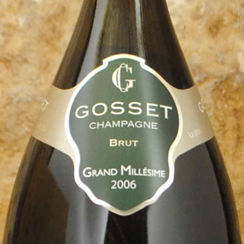 Champagne Gosset - Grand Millésime 2006 étiquette
