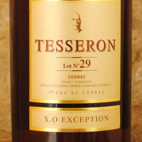 Cognac Tesseron n°29 étiquette