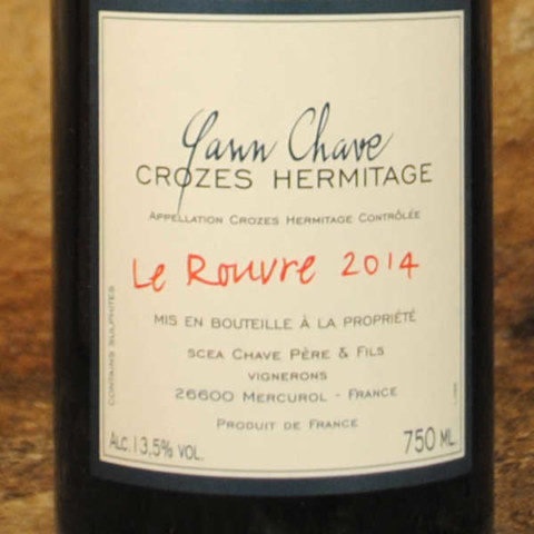 Crozes Hermitage - Le Rouvre 2014 - Yann Chave