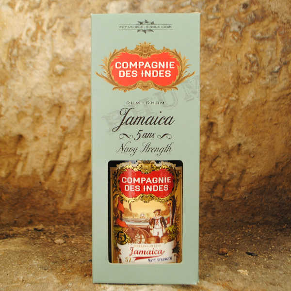 Rhum Jamaicain 5 ans Navy Strenght - Compagnie des Indes