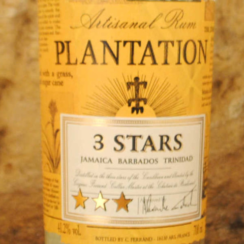 Rhum Plantation 3 Stars étiquette
