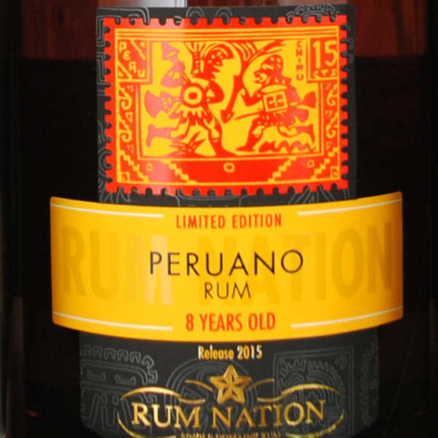 Rum Nation Péruvien 8 ans étiquette