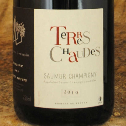Saumur-Champigny - Terres Chaudes 2010 - Thierry Germain étiquette