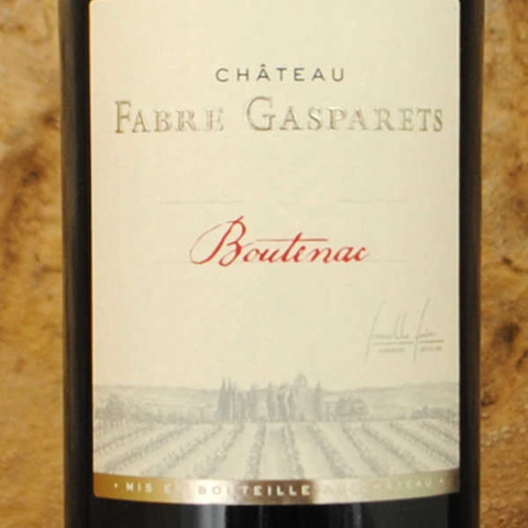 Corbières Boutenac - Château Fabre Gasparets étiquette