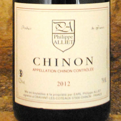Chinon 2012 - Philippe Alliet étiquette