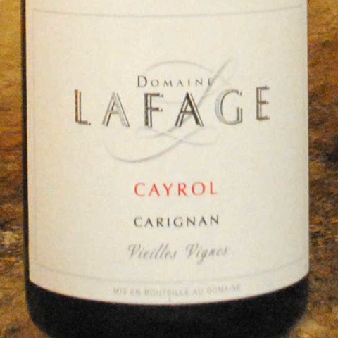 Côtes Catalanes - Cayrol - Domaine Lafage étiquette