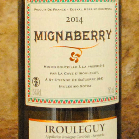 Irouléguy - Mignaberry 2014 étiquette