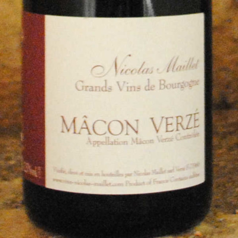 Macon Verzé rouge 2014 - Nicolas Maillet