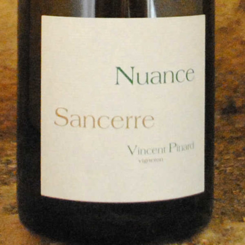 Sancerre - Nuance - Vincent Pinard étiquette