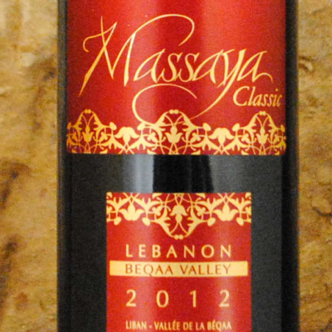 Vin du Liban - Massaya Classic 2012 étiquette