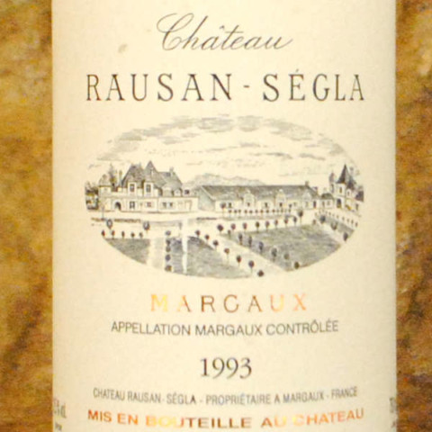 Margaux- Château Rauzan Segla 1993 étiquette