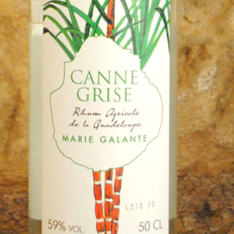 Rhum Bielle Guadeloupe Marie Galante Canne Grise étiquette