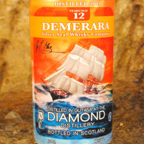 Rhum Demerara Diamond 12 ans - Silver Seal bouteille