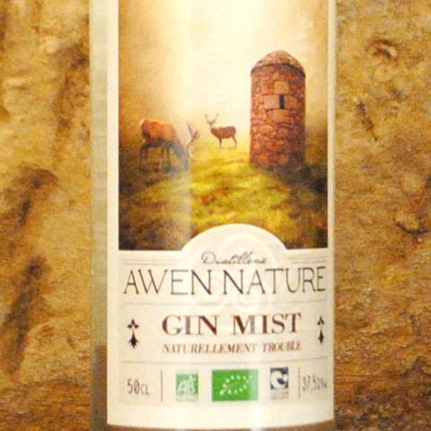 Gin Mist Awen Nature étiquette