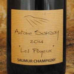 saumur-champigny-les-poyeux-2014-antoine-sanzay-etiquette domaine antoine sanzay saumur