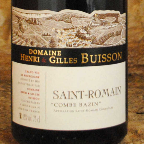 Saint-Romain Combe Bazin 2014 Henri et Gilles Buisson