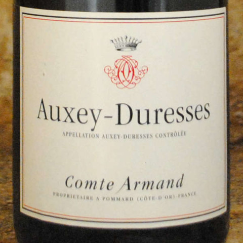 Auxey-Duresses 2013 Comte-Armand étiquette