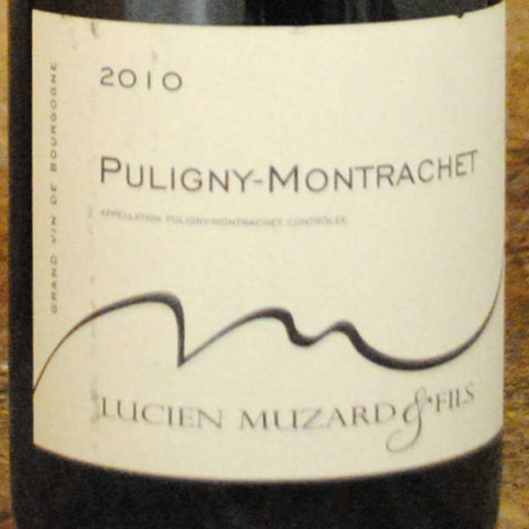 Puligny Montrachet 2010 Lucien Muzard et fils