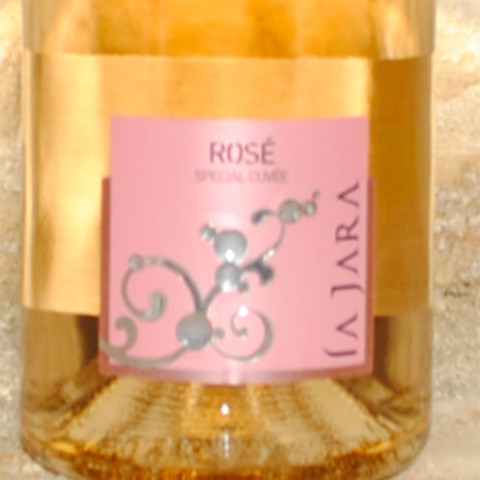 la jara frizzante rosé etiquette