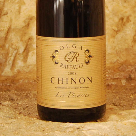 Chinon - Les Picasses 2008 étiquette- Domaine Olga Raffault