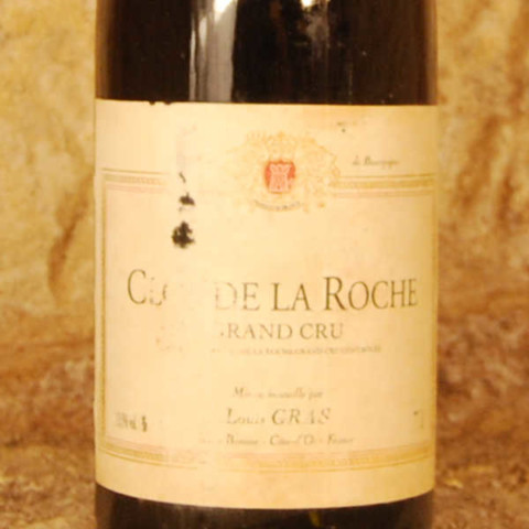 Clos de la Roche Grand Cru 2004 - Louis Gras étiquette