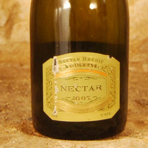 Vouvray moelleux - Nectar Brédif 2005 étiquette