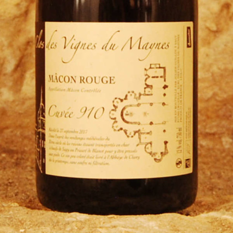 Julien Guillot Clos des vignes du Mayne macon rouge cuvée 910 2017