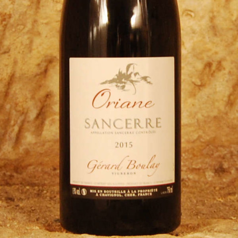 Sancerre Oriane 2015 Gérard Boulay etiquette