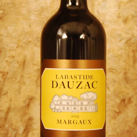 Labastide Dauzac 2015 Margaux etiquette