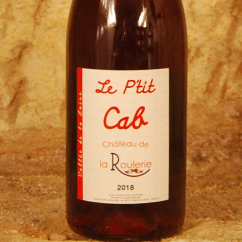 Le P'tit Cab 2018 - Château de la Roulerie etiquette