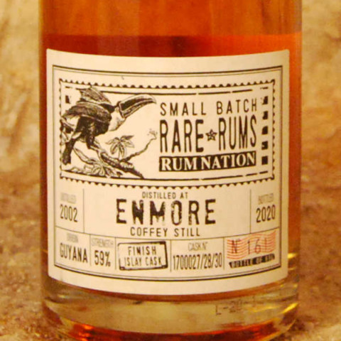 Rum Nation enmore isaly cask finish 18 ans 59% 2002