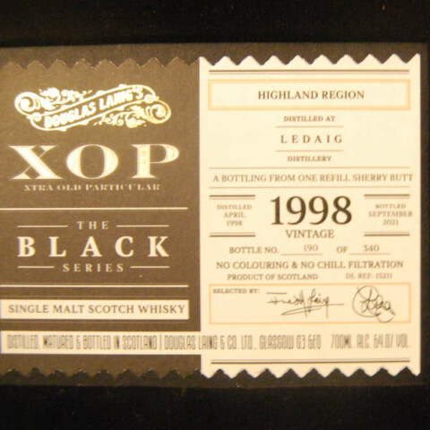 LEDAIG 23 ans 1998 Black Series Conquête D.Laing 64%