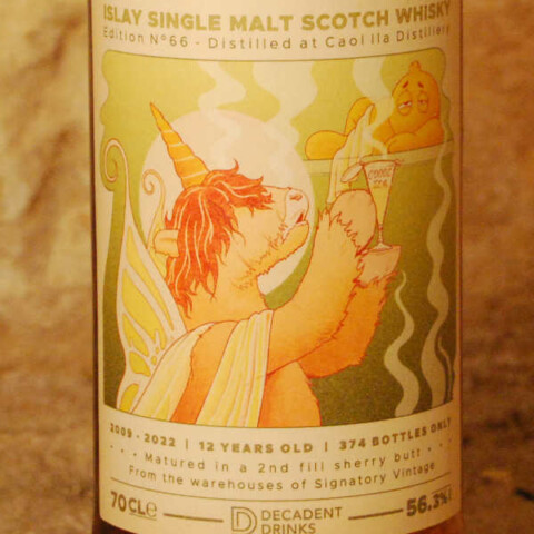 CAOL ILA 12 ans 2009 Edition No.66 Whisky Sponge D.D.
